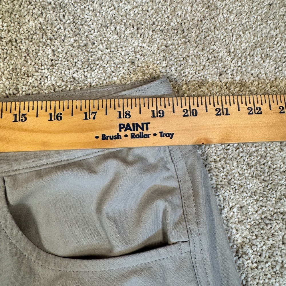 Johnnie-O Prep-Formance Mens Gray 5-Pocket Golf Pants 38x34 (Hemmed to 30) - Picture 4 of 6